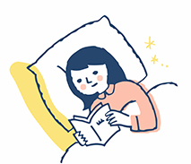 読書をする女性